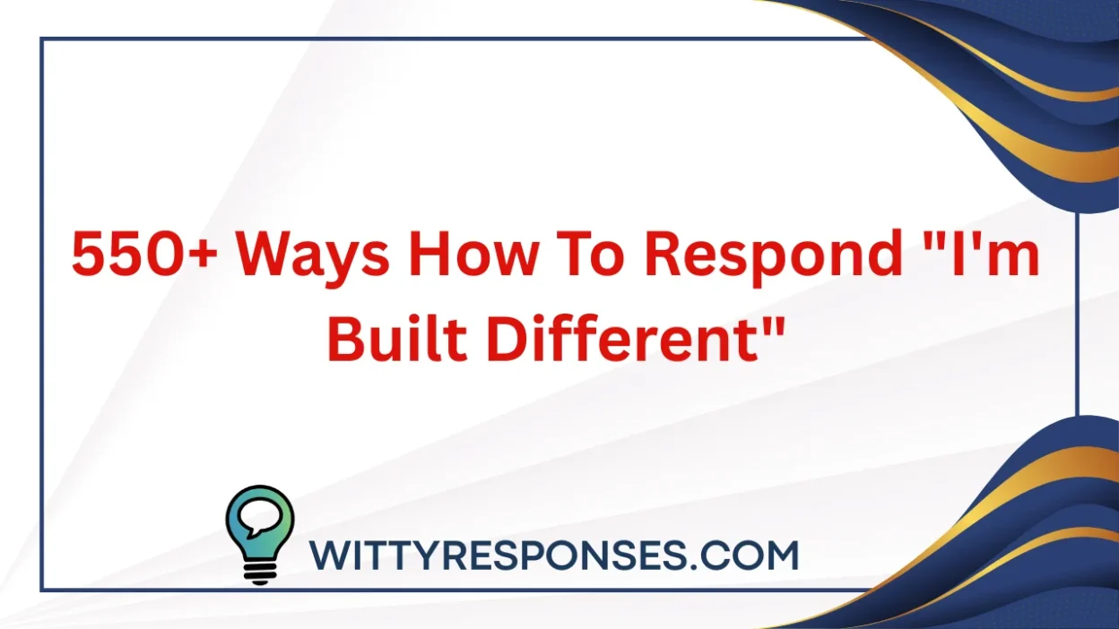 i'm Built Different
