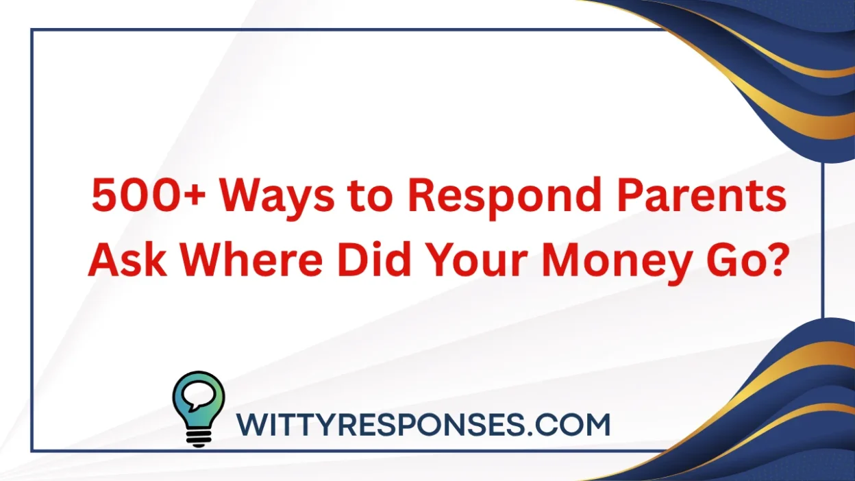 Where Did Your Money Go?
