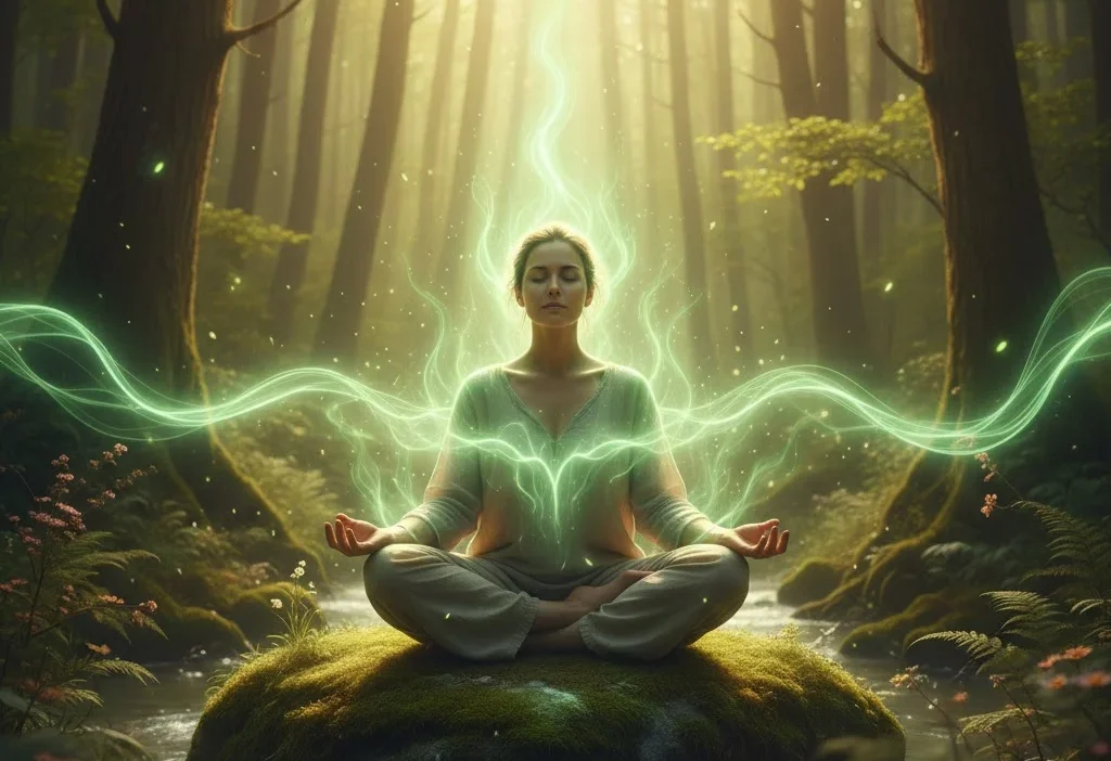 what does green aura mean