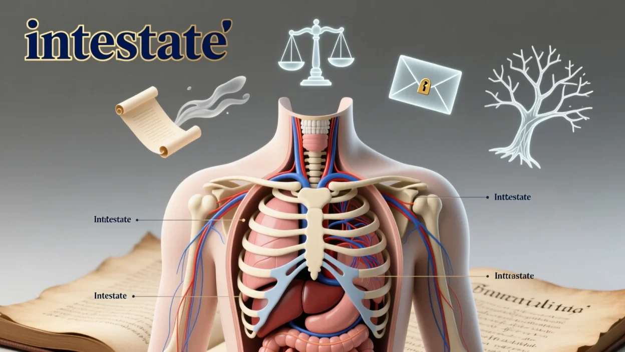 what does intestate mean