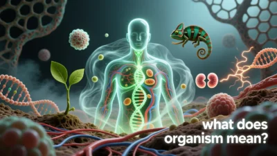 what does organism mean