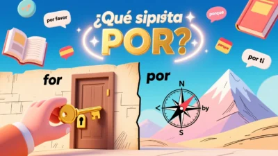 what does por mean in spanish