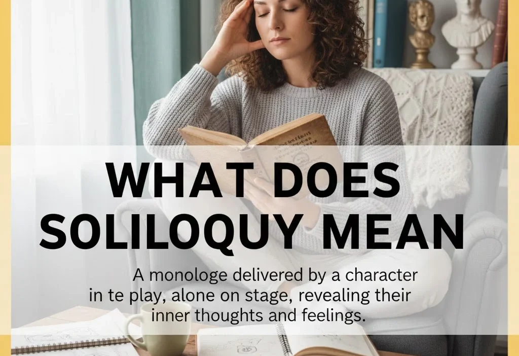 what does soliloquy mean