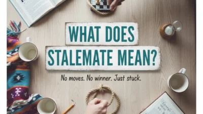 what does stalemate mean