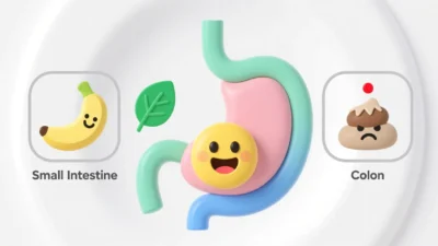 what does sticky poop mean