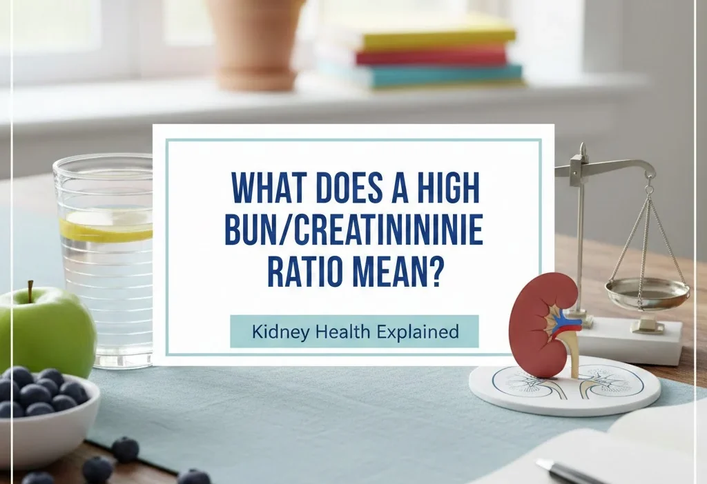 what does a high bun/creatinine ratio mean