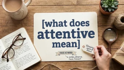 what does attentive mean