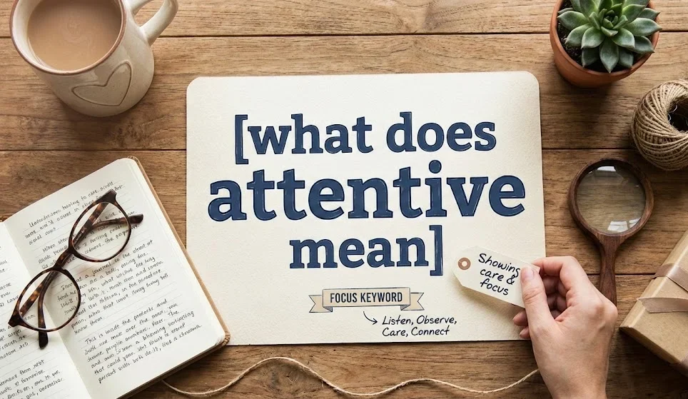 what does attentive mean