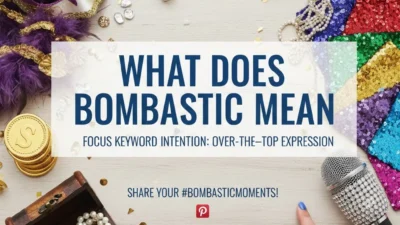 what does bombastic mean