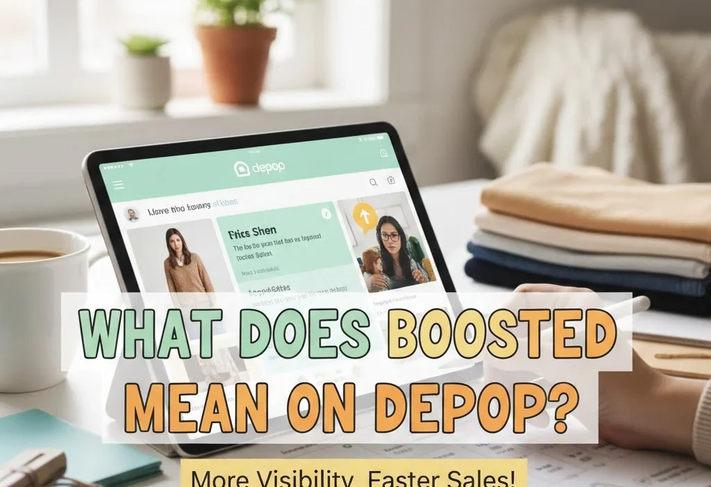 what does boosted mean on depop
