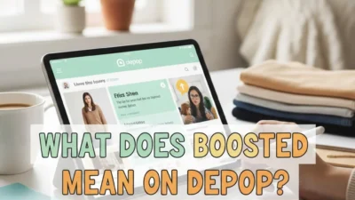 what does boosted mean on depop