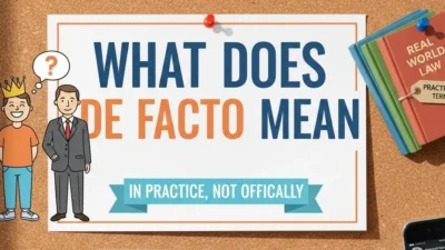 what does de facto mean