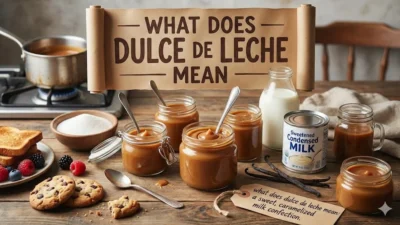 what does dulce de leche mean