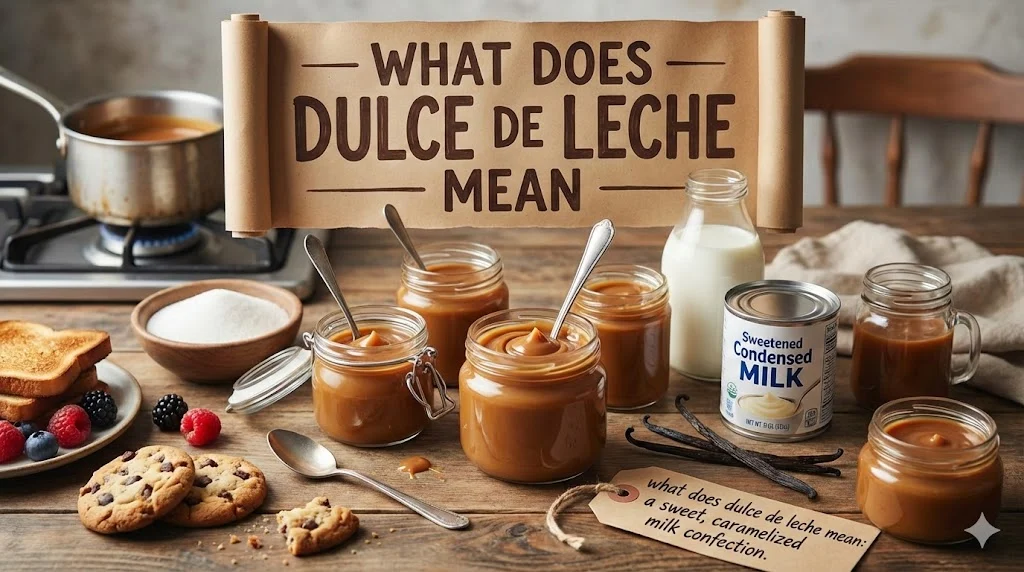 what does dulce de leche mean