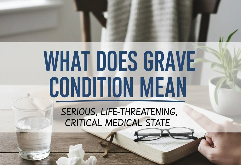 what does grave condition mean