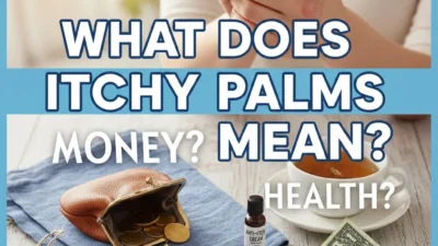 what does itchy palms mean