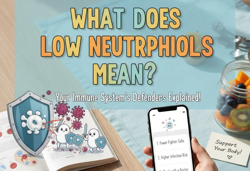 what does low neutrophils mean
