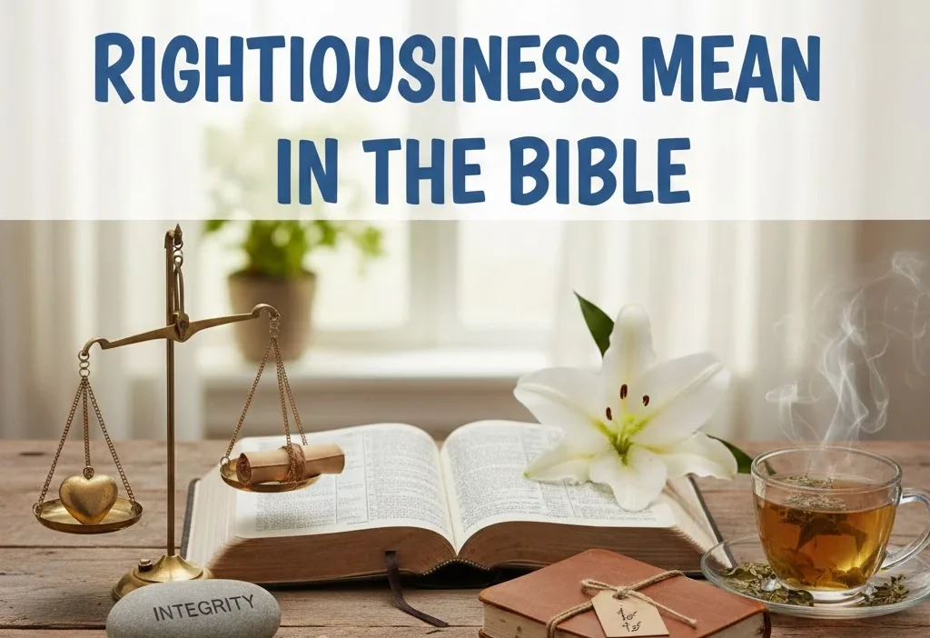 what does righteousness mean in the bible