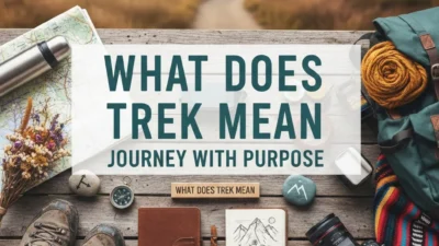 what does trek mean