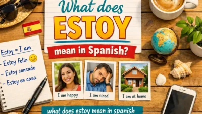 what does estoy mean in spanish